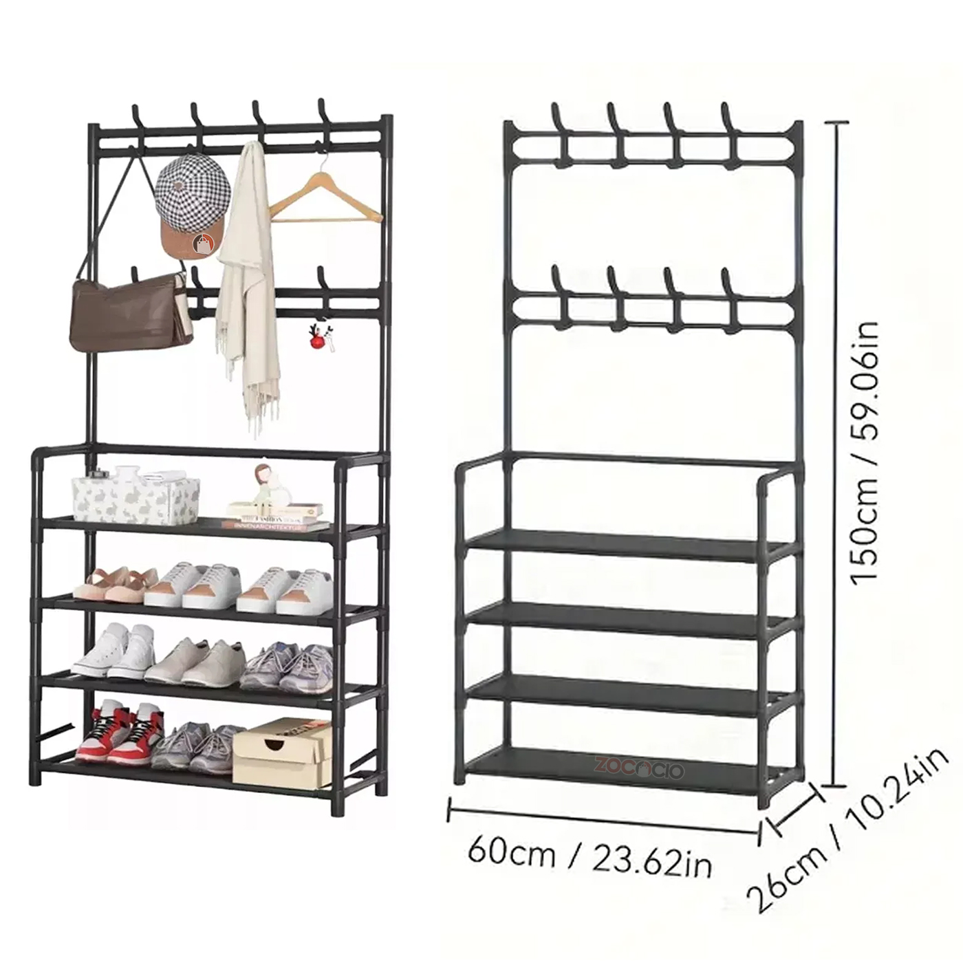 Miniatura 6 de Perchero Organizador Multifuncional Zapa